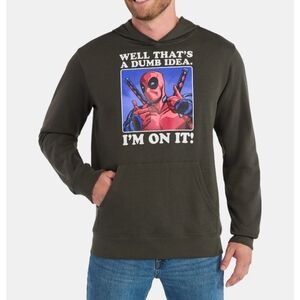 Deadpool Men's Size XL Graphic Hoodie NWT Marvel Deadpool